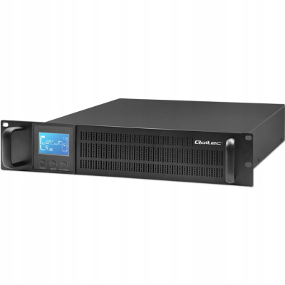 Qoltec Zasilacz awaryjny UPS RACK 1kVA 800W LCD