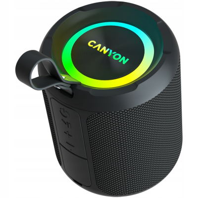 CANYON Głośnik Bluetooth OnMove 11 IPX6 TWS 20W EQ RGB Czarny