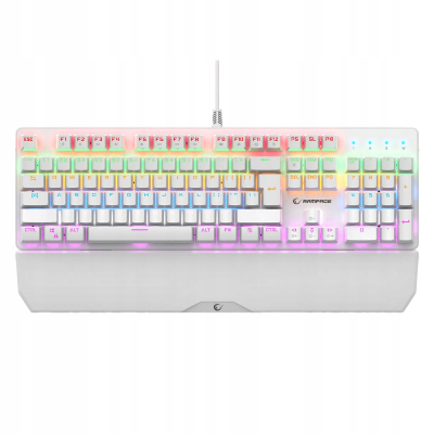 Rampage klawiatura mechaniczna KB-R86 UMBRA Blue Switch Biała