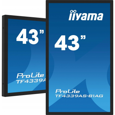 IIYAMA Monitor 43 cale TF4339AS-B1AG IPS 4K HDMI DP RJ45 ANDROID 24/7