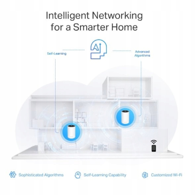 TP-LINK Router Deco XE75 Pro(1-pack) WiFi 6E AXE5400
