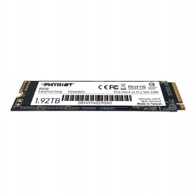 Patriot SSD P310 1.92TB m.2 2100/1800 PCIe NVMe