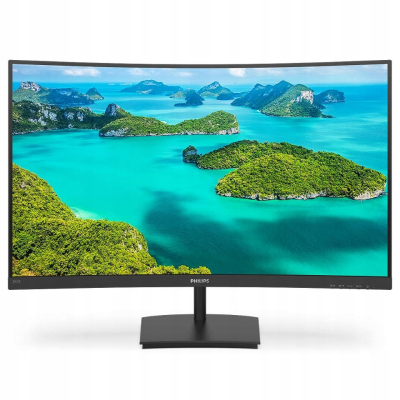 PHILIPS Monitor 241E1SCA 23.6 cali VA Curved HDMI