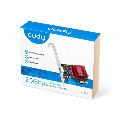 CUDY Karta sieciowa PE25 2.5 Gb PCI-E Sklep KOZIENICE RADOM