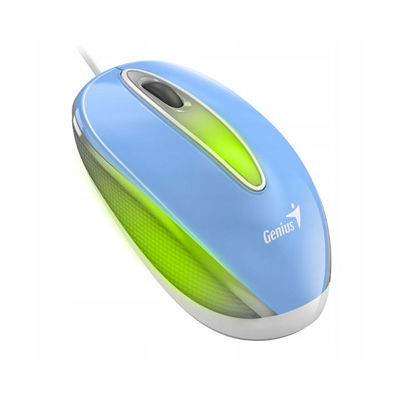 Genius DX-Mini Mysz przewodowa, niebieska, 1000DPI