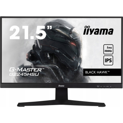 IIYAMA Monitor 22 cale G2245HSU-B2 IPS, FHD, 100Hz, 1ms, 2xUSB, 300cd