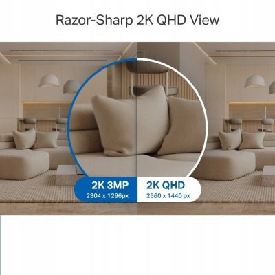 TP-Link Kamera Obrotowa/uchylna bezpieczeństwa w domu Tapo C220
