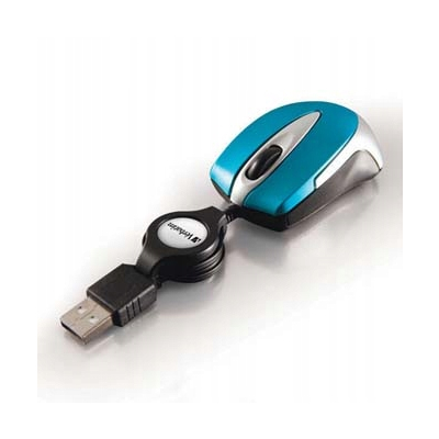 Verbatim Go Mini 49022 Mysz przewodowa, niebieska, 1000DPI