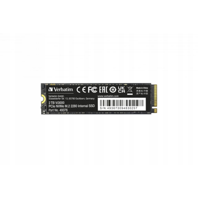 SSD Wewnętrzny Verbatim Vi3000 M.2, 49376, 2000GB, czarny, NVMe