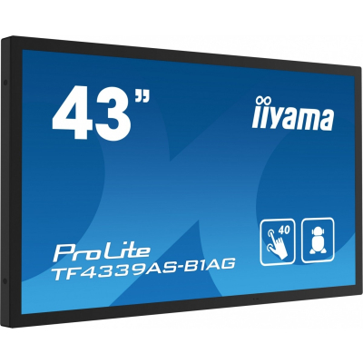 IIYAMA Monitor 43 cale TF4339AS-B1AG IPS 4K HDMI DP RJ45 ANDROID 24/7