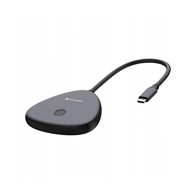 Verbatim Bezprzewodowy adapter USB-C z koncentratorem WDA02 4K 32147