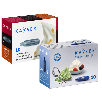 Naboje N2O do syfonu do bitej śmietany 7,5g Kayser 10 szt/Opk
