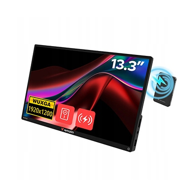 Verbatim przenośny monitor dotykowy, ALU, 13.3", WUXGA (1920 x 1200), 60Hz