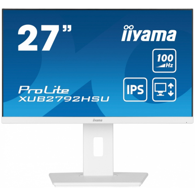 IIYAMA Monitor 27 cali ProLite XUB2792HSU-W6 IPS HDMI DP 100Hz PIVOT HAS Sklep KOZIENICE RADOM