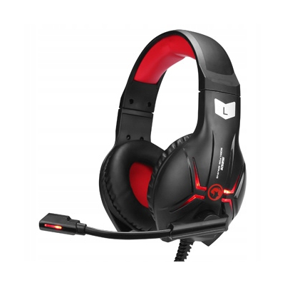 Marvo HG8928 słuchawki z mikrofonem, przewodowe, podświetlane, 3.5 mm jack