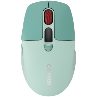 CANYON Mysz bezprzewodowa MW-26 LCD Cicha Dwa Tryby Zielona