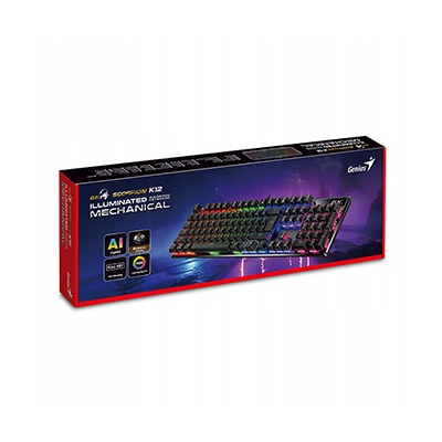 Genius GX Gaming Scorpion K12 Copilot klawiatura przewodowa (USB) CZ/SK