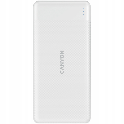 CANYON Powerbank PB 109 10000 mAh PD 18W QC 3.0 20W Biały