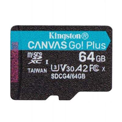 Karta pamięci microSD 64GB Canvas Go! Plus 200MB/s A2 U3 V30