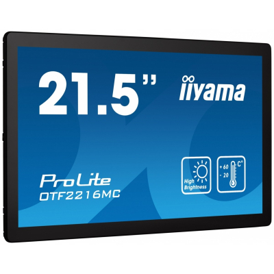 Monitor iiyama 22 cale OTF2216MC-B1 1100cd IP65 VGA HDMI DP RJ45
