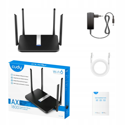 CUDY Router X6 Mesh Gigabit WiFi AX1800 SKLEP KOZIENICE RADOM