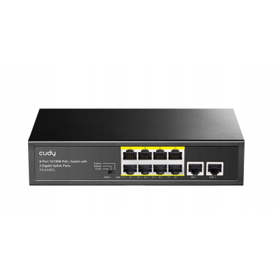 Cudy Przełącznik FS1010PG 8xFE PoE+ 120W 2xGigabit Uplink