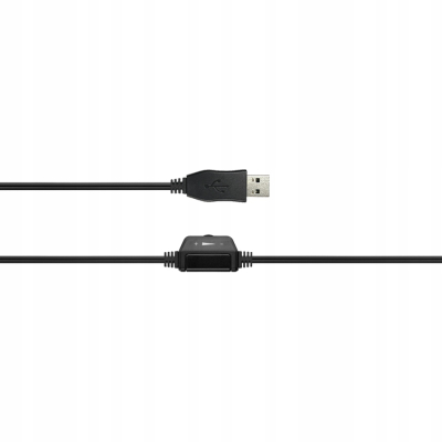 CANYON Zestaw słuchawkowy СHSC-1 PC Mik 2m Czarny