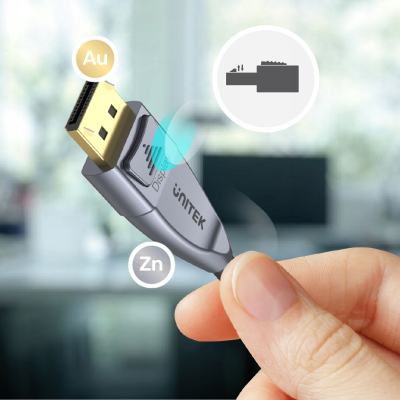 Unitek kabel optyczny DisplayPort 1.4 AOC 8K 15m