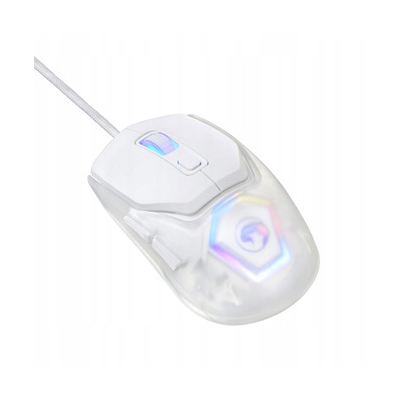 Marvo FIT LITE G1 Mysz przewodowa, biała, 12000DPI, + Prezent