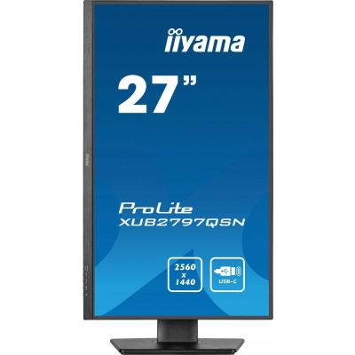 IIYAMA Monitor 27 cali XUB2797QSN-B1 IPS QHD USB-c Dock HDMI WQHD 2560 x 1440 Sklep KOZIENICE RADOM