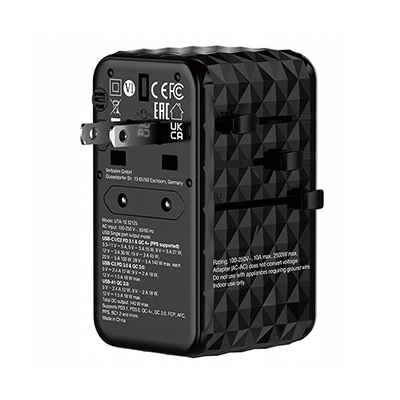 Verbatim adapter podróżny 2x USB-C QC 4+ 1x USB-C PD 3.0 1x USB-A QC 140 W