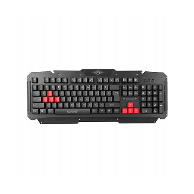 Marvo KW509 klawiatura bezprzewodowa CZ/SK, czarna, z optyczną myszką