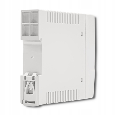 Qoltec Zasilacz na szynę DIN 10W 24V 0.42A Biały Slim