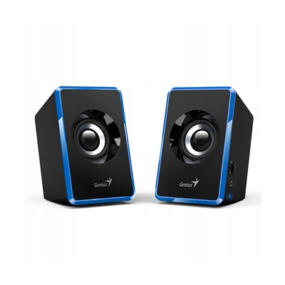 Genius głośniki SP-U125, 2.0, 3W niebieskie regulacja głośności 3,5 mm jack