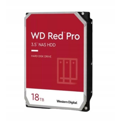 Western Digital Dysk Red Pro 18TB 3.5 cala 512MB SATAIII/7200rpm WD181KFGX