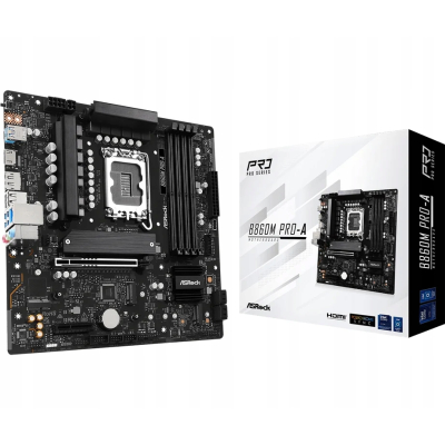 ASROCK MB Desktop B860M Pro-A, S.1851, 4x DDR5, 1x PCIe 5.0 x16