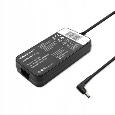 Qoltec Zasilacz do Asus 180W 19.5V 9.23A 5.5*2.5 +kabel zasilający