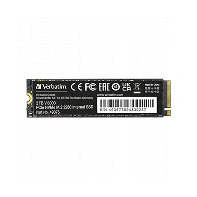 SSD Wewnętrzny Verbatim Vi3000 M.2, 49376, 2000GB, czarny, NVMe