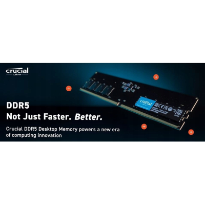 CRUCIAL Pamięć DDR5 32GB/4800 CL40 (16Gbit)