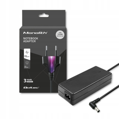 Qoltec Zasilacz do Toshiba 65W 19V 3.42A 5.5*2.5 +kabel 50073