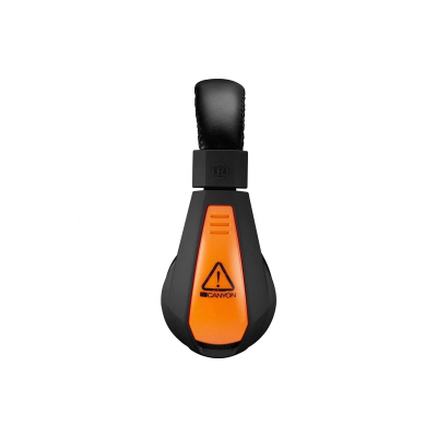 CANYON Zestaw słuchawkowy Star Raider GH-1A Czarno-Pomar.