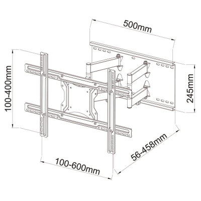 UCHWYT DO TV AR-87 ART 40-80