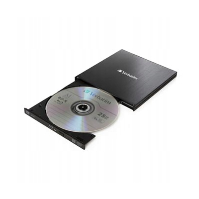 Verbatim Zewnętrzna nagrywarka Blu-Ray, 43890, technologia MDISC (tm)