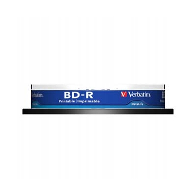 Verbatim BD-R SL Hard Coat protective layer 25GB Pack Spindle 43804 6x