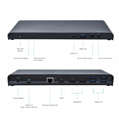 I-TEC USB 3.0/USB-C 3x4K Stacja Dokująca