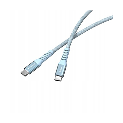 Verbatim USB kabel USB C(M) - USB C(M) 60W 1.2m magnetyczny niebieski 31852