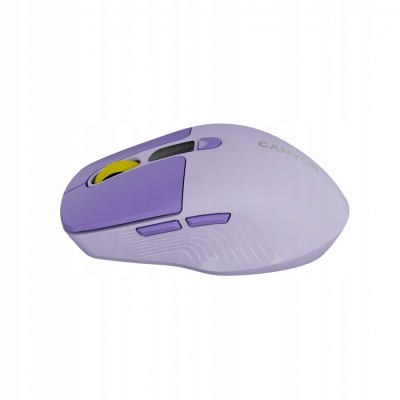 CANYON Mysz bezprzewodowa MW-26 LCD Cicha Dwa Tryby Fioletowa