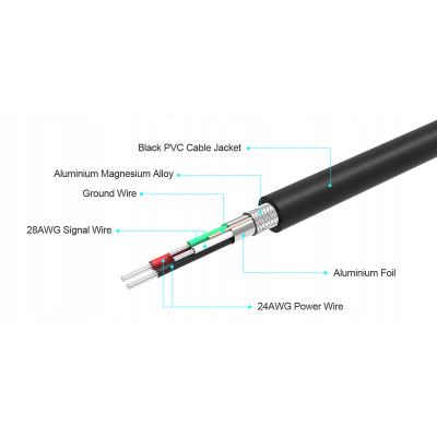 Unitek Y-C451GBK Kabel MicroUSB do USB 2.0 1m