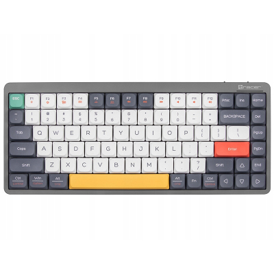 Klawiatura mechaniczna Tracer FINA 84 Grey (Outemu Red Switch)