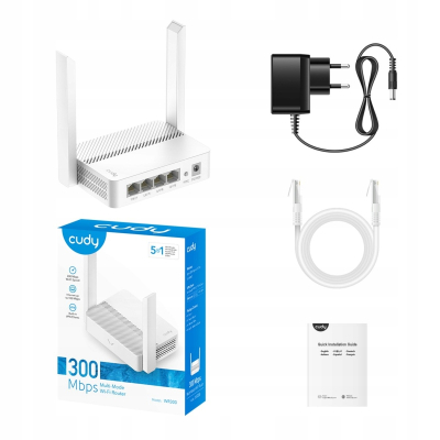 CUDY Router WiFi WR300 N300 4xLAN 1xWAN Sklep KOZIENICE RADOM